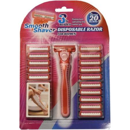 Rasoio usa e getta da donna Smooth Shaver - Normalmente Venduto a € 7,90