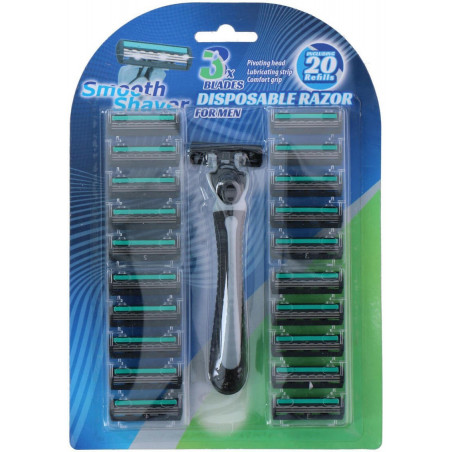 Rasoio usa e getta da uomo Smooth Shaver - Normalmente Venduto a € 7,90