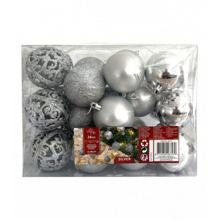 Palline di natale 24 pezzi - Normalmente Venduto a € 14,90