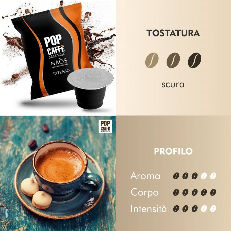100 Capsule Compatibili Nespresso Pop Caffè Naòs - Normalmente Venduto €23,90 100 Capsule Compatibili Nespresso Pop Caffè Naòs - Normalmente Venduto €23,90