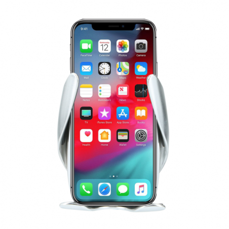Dunlop Porta Cellulare Auto con Ricarica Wireless - Normalmente Venduto € 20,99