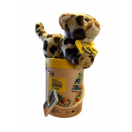 WWF Peluche Giaguaro con Gioco in Scatola - Normalmente Venduto € 28