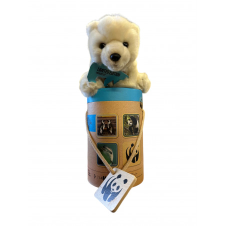 WWF Peluche Orso Polare con Gioco in Scatola - Normalmente Venduto € 28