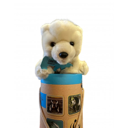 WWF Peluche Orso Polare con Gioco in Scatola - Normalmente Venduto € 28