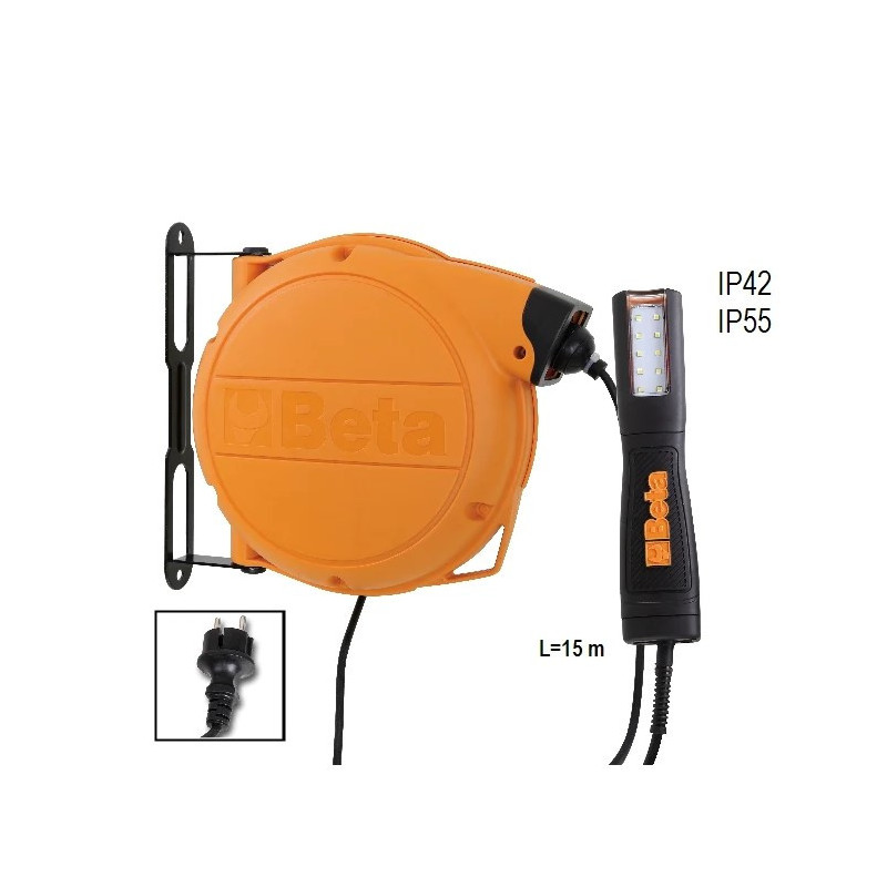 Beta Avvolgicavi con Lampada 11 LED BM 230V - Normalmente Venduto € 199