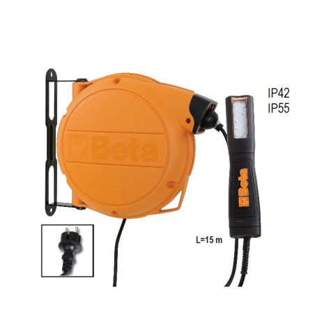 Beta Avvolgicavi con Lampada 11 LED BM 230V - Normalmente Venduto € 199