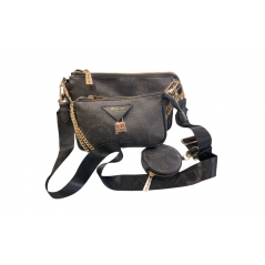 Borsa a Tracolla Multibag Nera ALV by Alviero Martini - Normalmente Venduto € 99