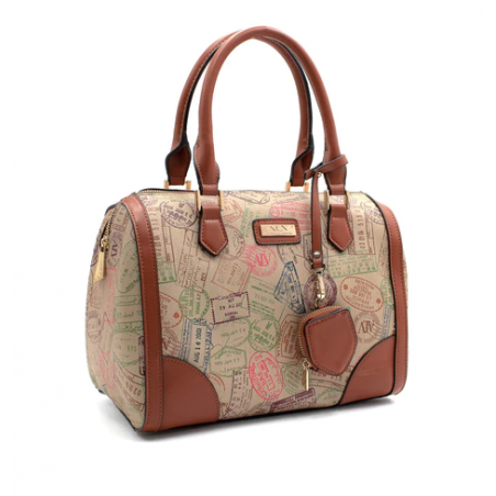 Borsa Bauletto a Mano con Tracolla Safari ALV by Alviero Martini - Normalmente Venduto € 99