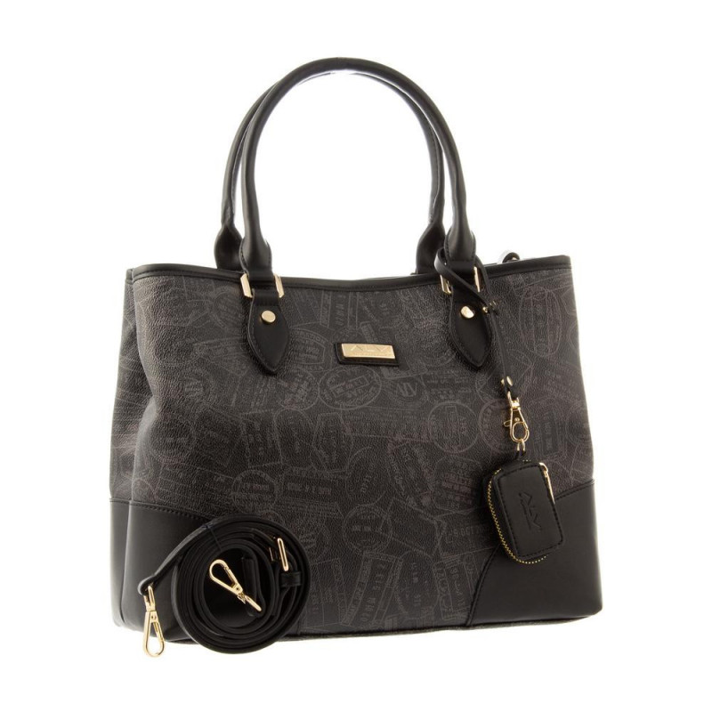 Borsa Shopping  Passport Nera ALV by Alviero Martini - Normalmente Venduto € 99