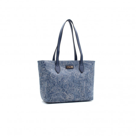 Borsa Shopping Passport Denim ALV by Alviero Martini - Normalmente Venduto € 99