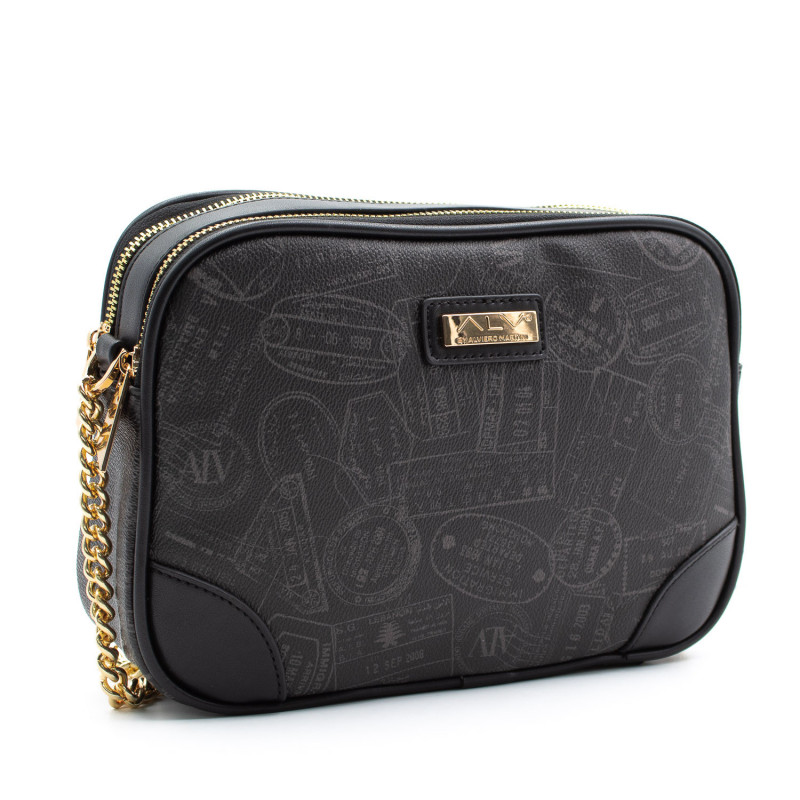 Borsa a Tracolla Passport Nera ALV by Alviero Martini AL904B0426-01 - Normalmente Venduto € 99