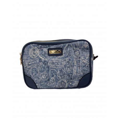 Borsa a Tracolla Passport Denim ALV by Alviero Martini AL904B0426-19 - Normalmente Venduto € 99