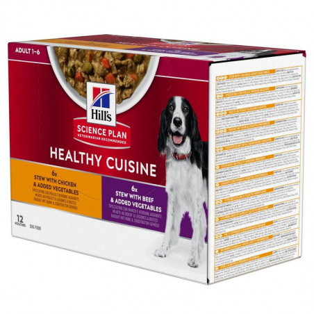 Hill's Cibo Umido Cani Adulti 12 Bustine da 90g - Normalmente Venduto € 15,90