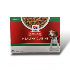 Hill's Cibo Umido per Cani fino a 1 Anno Cuccioli 12 Bustine da 90g -  Normalmente Venduto € 15,90