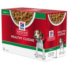 Hill's Cibo Umido per Cani fino a 1 Anno Cuccioli 12 Bustine da 90g - Normalmente Venduto € 15,90