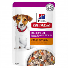 Hill's Cibo Umido Per Cani Cuccioli o in Gravidanza/Allattamento 12 Bustine Da 80g - Normalmente Venduto € 15,90