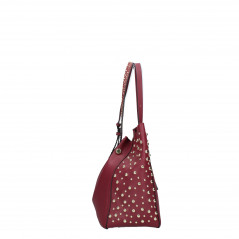 Ermanno Scervino Borsa Tote Giovanna Bordeaux - Normalmente Venduto € 209