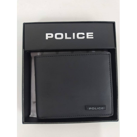 POLICE Portafoglio da Uomo con Tasca Porta Monete - Normalmente Venduto a € 49,90