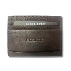 POLICE Porta Tessere SPIKE Dark Brown - Normalmente Venduto € 39,90