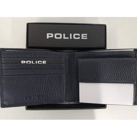 POLICE Portafoglio da Uomo con Tasca Porta Monete - Normalmente Venduto a € 49,90