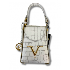 Versace 1969 Borsa a Mano con Tracolla Bianca - Normalmente Venduto € 189