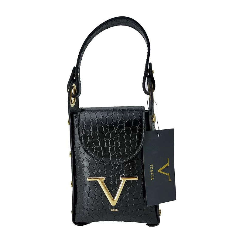 Versace 1969 Borsa a Mano con Tracolla Nera - Normalmente Venduto € 189