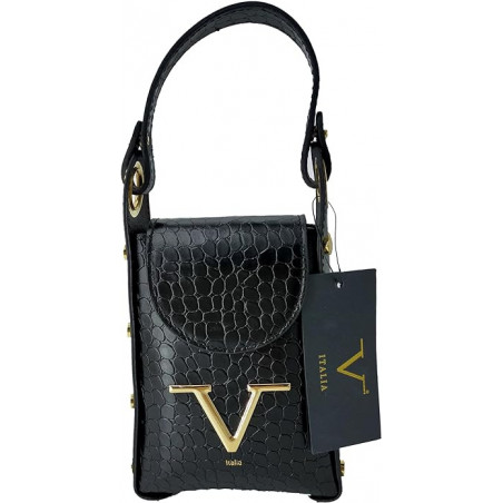 Versace 1969 Borsa a Mano con Tracolla Nera - Normalmente Venduto € 189