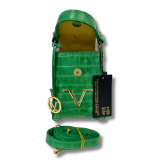 Versace 1969 Borsa a Mano con Tracolla Verde - Normalmente Venduto € 189