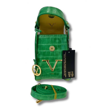 Versace 1969 Borsa a Mano con Tracolla Verde - Normalmente Venduto € 189