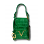 Versace 1969 Borsa a Mano con Tracolla Verde - Normalmente Venduto € 189