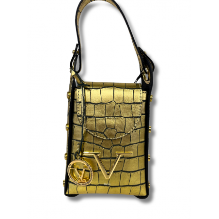 Versace 1969 Borsa a Mano con Tracolla Oro - Normalmente Venduto € 189