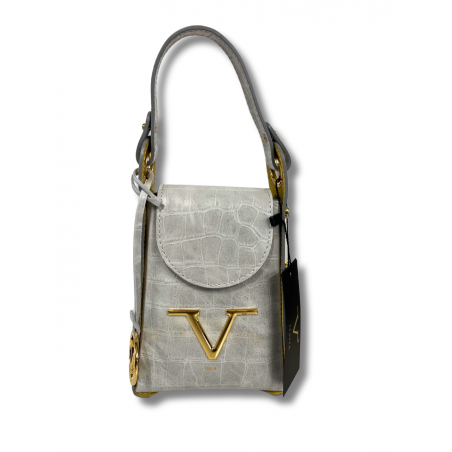 Versace 1969 Borsa a Mano con Tracolla Grigia - Normalmente Venduto € 189