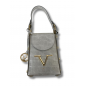 Versace 1969 Borsa a Mano con Tracolla Grigia - Normalmente Venduto € 189