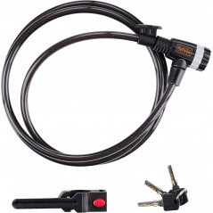 Black+Decker Lucchetto per Bici Motocicli e Scooter BXCHBL7002 180cm - Normalmente Venduto €16,90
