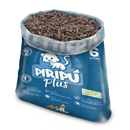 Piripù Lettiera in Pellet Naturale per Gatti e Roditori 6 Litri - Normalmente Venduto a € 7,90