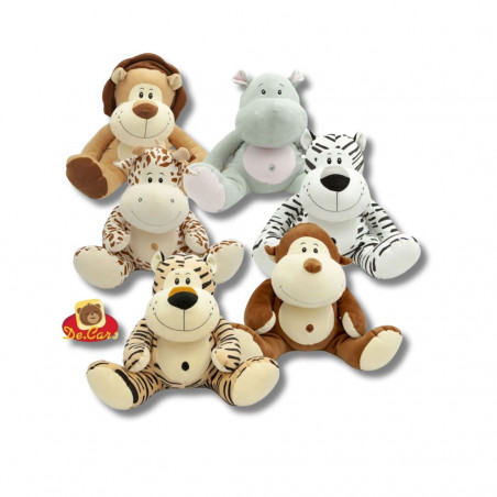 De.Car2 Peluches Animali della Giungla Super Soft - Normalmente Venduto €8,90