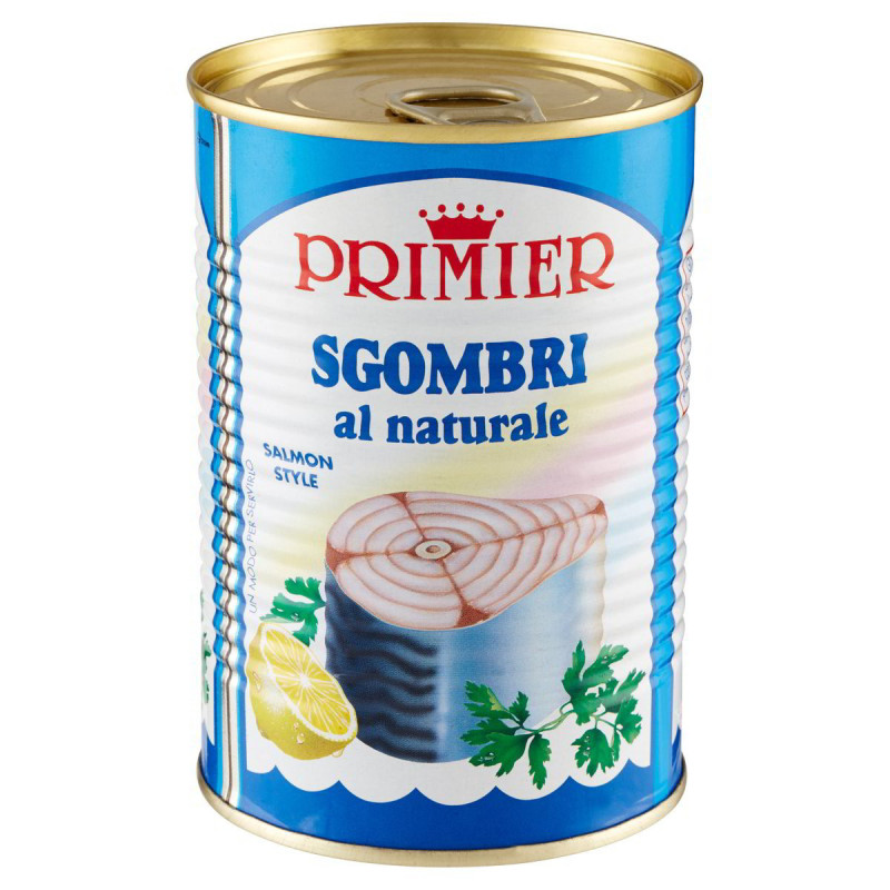 Primier Sgombro al Naturale 3x425g - Normalmente Venduto €8,25 Primier Sgombro al Naturale 3x425g - Normalmente Venduto €8,25
