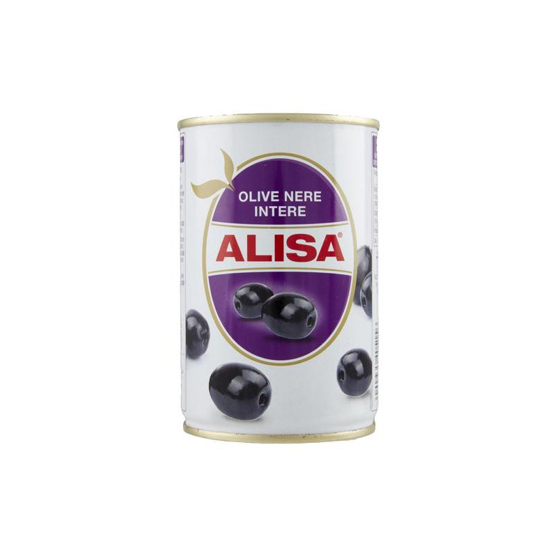 Alisa Olive Nere Intere 3x425g - Normalmente Venduto €5,97 Alisa Olive Nere Intere 3x425g - Normalmente Venduto €5,97
