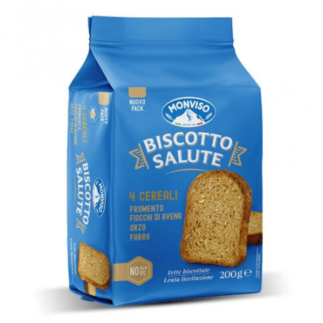 Monviso Biscotto Salute Cereali 3x200g - Normalmente Venduto €8,70