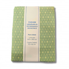 Parure Lenzuolo Matrimoniale Geometrico 240x280 cm - Normalmente Venduto €15,90