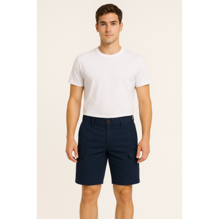 DeGriffato Bermuda Uomo Navy - Normalmente Venduto €54,00