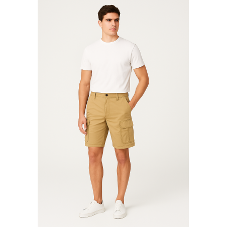 DeGriffato Bermuda Uomo Camel - Normalmente Venduto €54,00