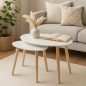 Tavolino Triangolare Bianco 3 Gambe Grande - Normalmente Venduto €21,90 Tavolino Triangolare Bianco 3 Gambe Grande - Normalmente Venduto €21,90