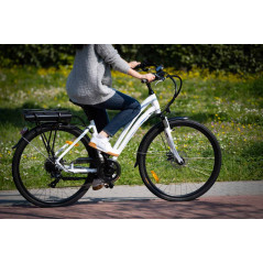 Italwin Bicicletta Elettrica Prestige2 Bianca/Bordeaux - Normalmente Venduto €1319,00