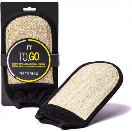 Martini To.Go. Guanto Doppia Azione Loofah e Cotone - Normalmente Venduto € 5,90