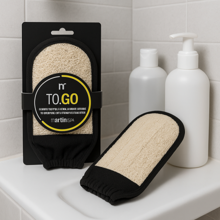 Martini To.Go. Guanto Doppia Azione Loofah e Cotone - Normalmente Venduto € 5,90