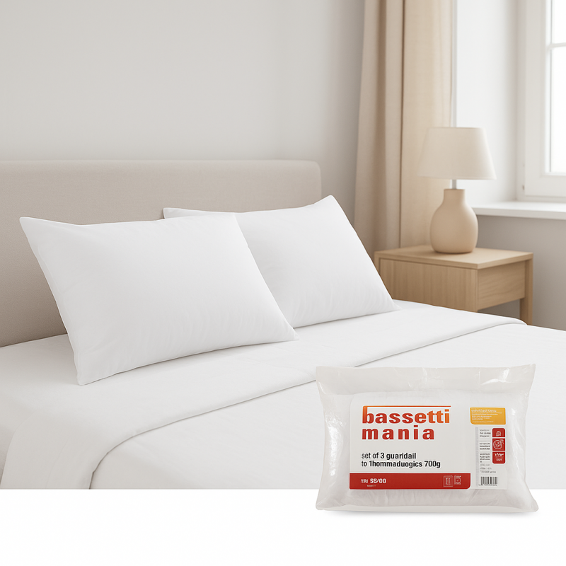 Bassetti Mania Set 2 guanciali in Fibra Anallergia - Normalmente Venduto 19,90 Bassetti Mania Set 2 guanciali in Fibra Anallergia - Normalmente Venduto 19,90