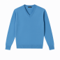 The Knitwear Maglia Scollo V Misto Merinos Azzurro - Normalmente Venduto €59,90 The Knitwear Maglia Scollo V Misto Merinos Azzurro - Normalmente Venduto €59,90