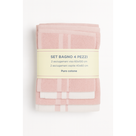 La Dolce Casa Set Bagno 4 Pezzi - Normalmente Venduto €14,90