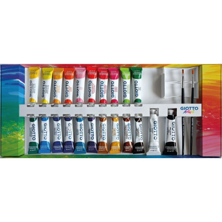 GIOTTO ARTISET Creativo, Colori Assortiti, Set da 65 Pezzi - Normalmente Venduto €34,90